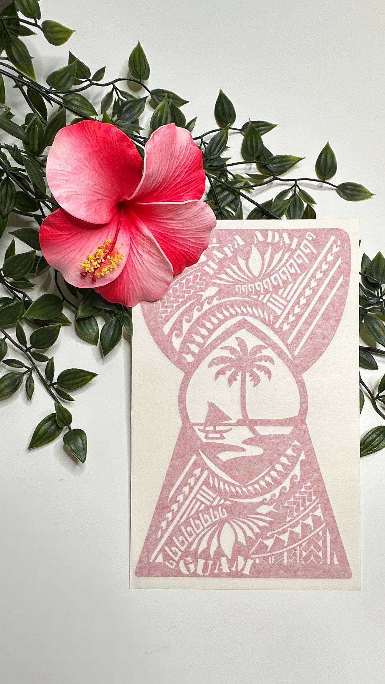 Guam Taga Tribal Decal - tagastonecustoms.com