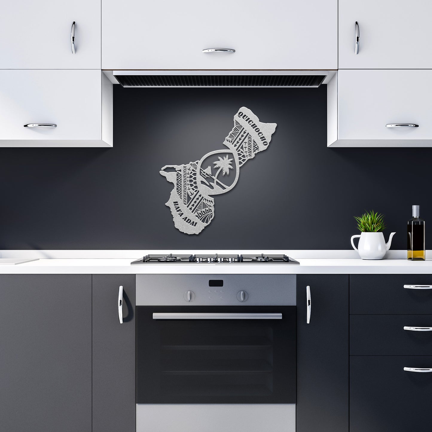 Personalize Island of Guam Tribal - tagastonecustoms.com