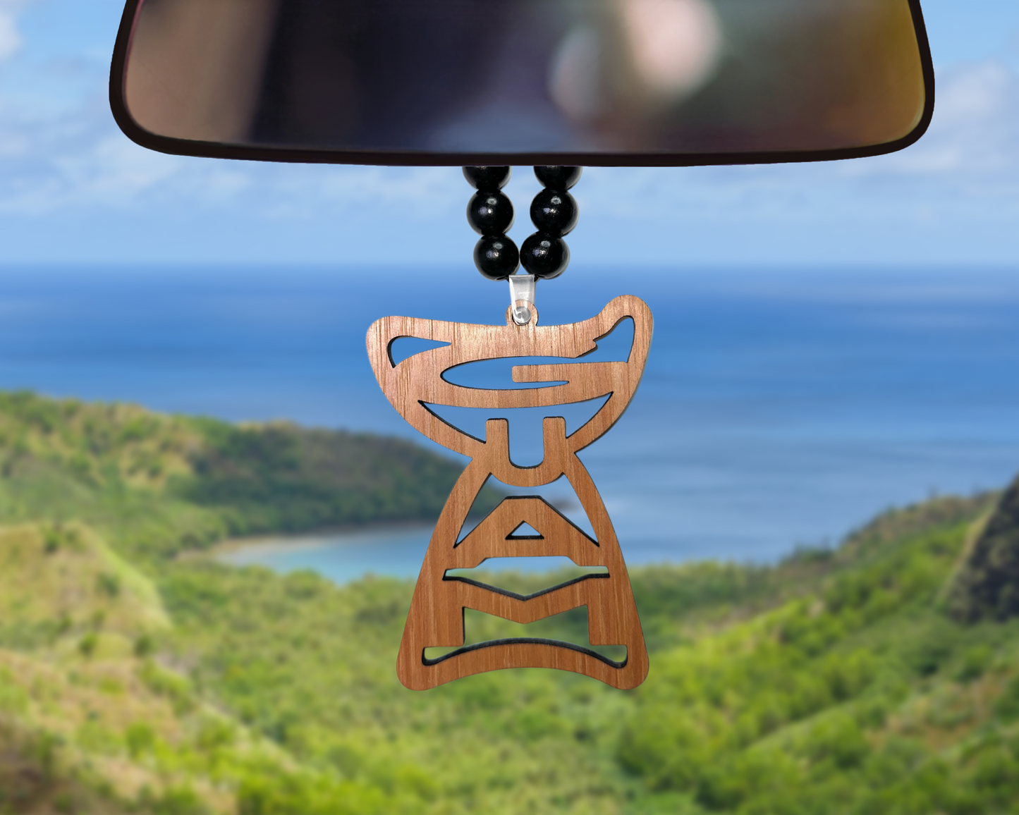 Taga Guam Car Mirror Ornament - tagastonecustoms.com