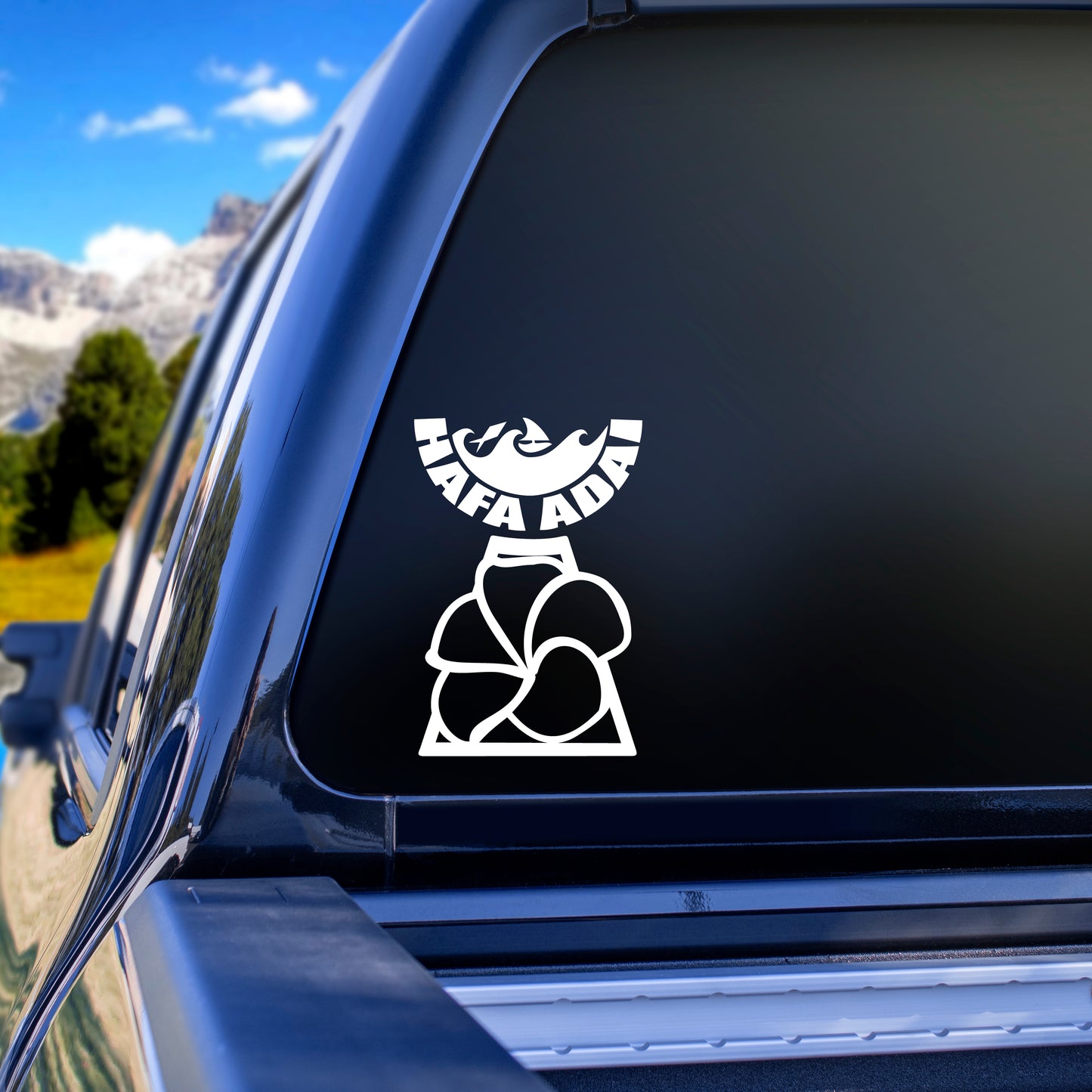 Taga Stone Plumeria Decal - tagastonecustoms.com