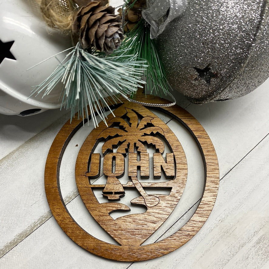 Personalize Guam Christmas Ornament - tagastonecustoms.com