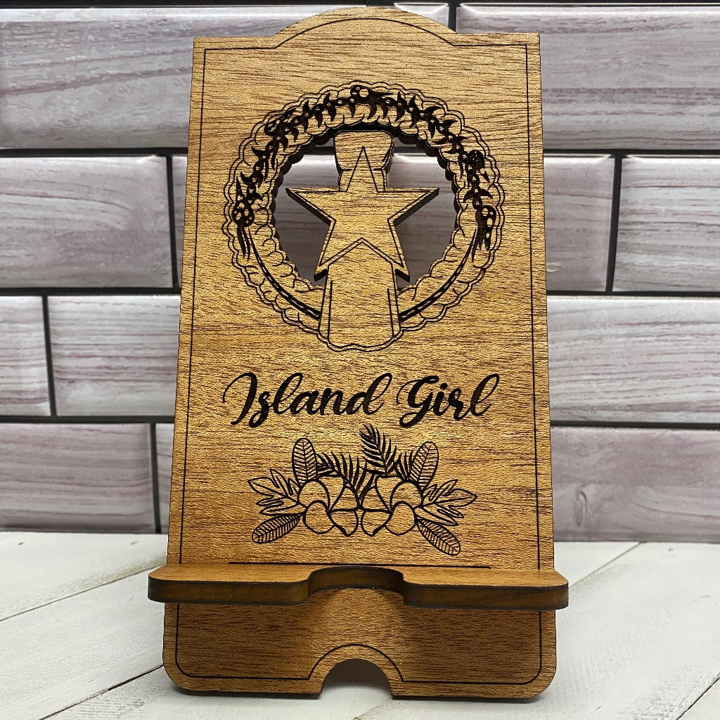Island Girl Phone Stand - tagastonecustoms.com