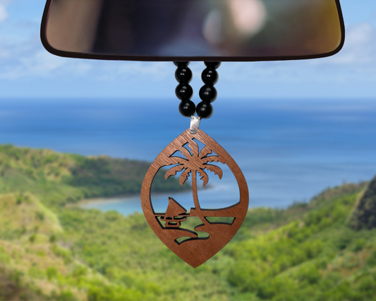 Guam Car Mirror Ornament - tagastonecustoms.com