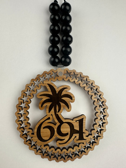 Chuuk Rear View Mirror Ornament - tagastonecustoms.com
