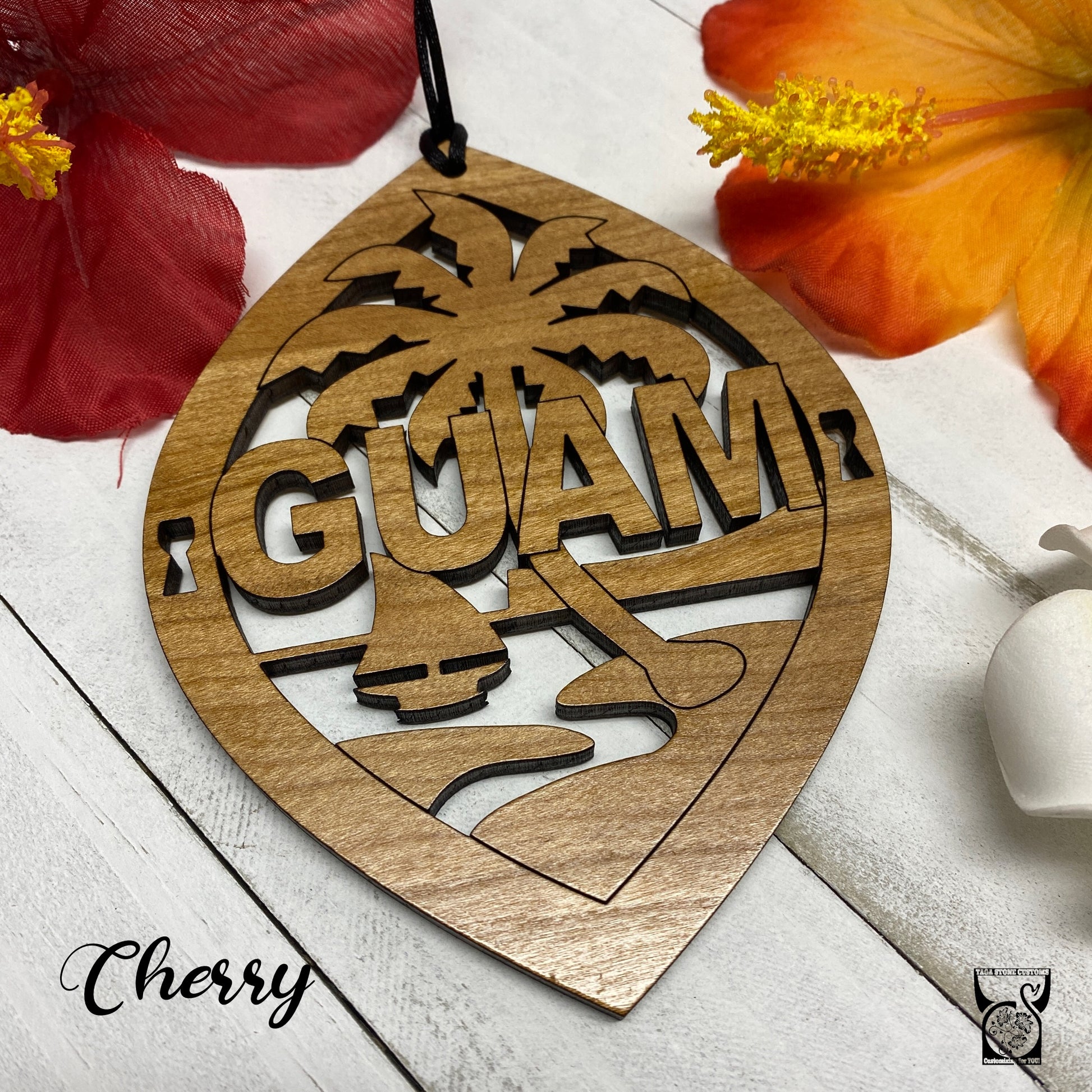 Guam Rear View Mirror Ornament - tagastonecustoms.com