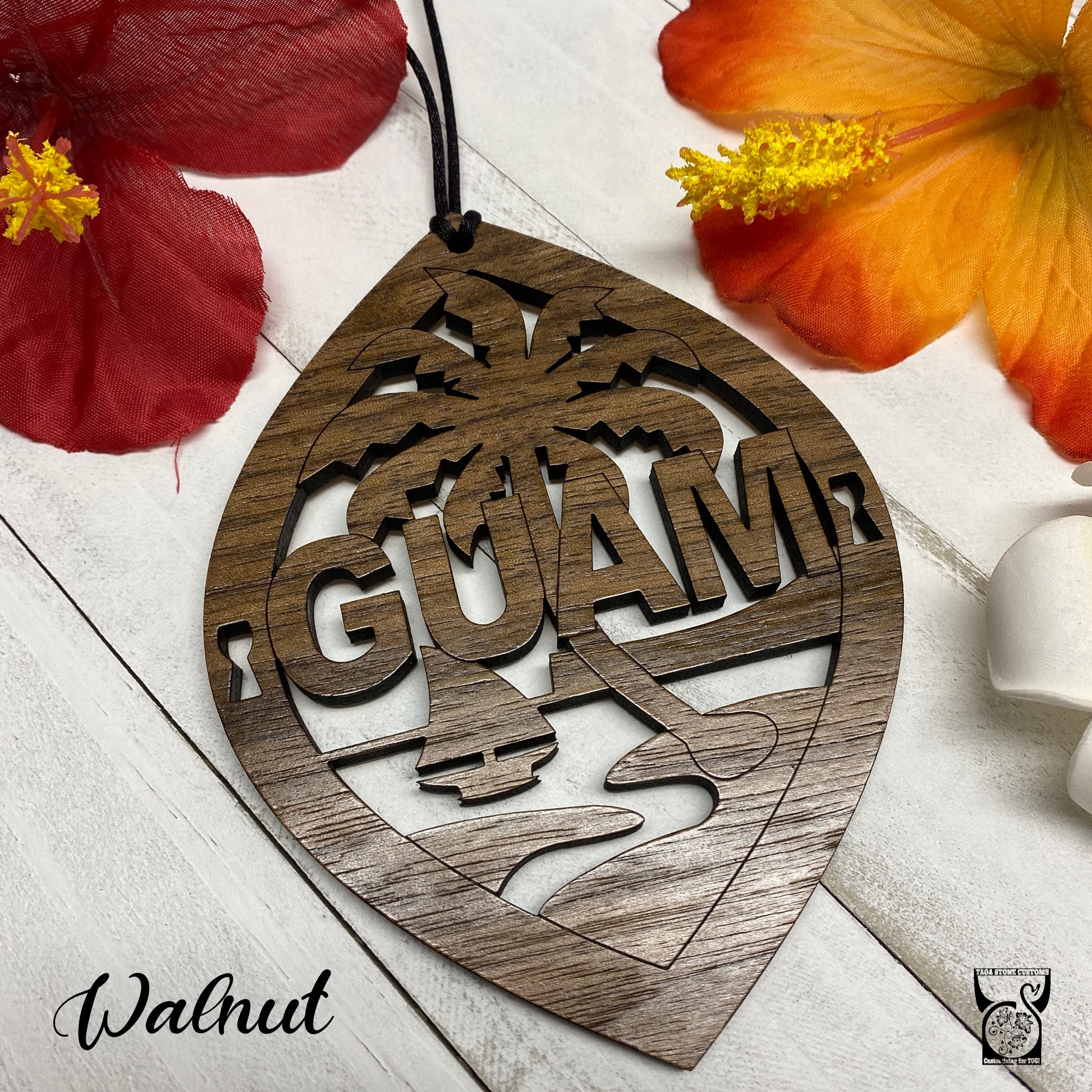 Guam Rear View Mirror Ornament - tagastonecustoms.com