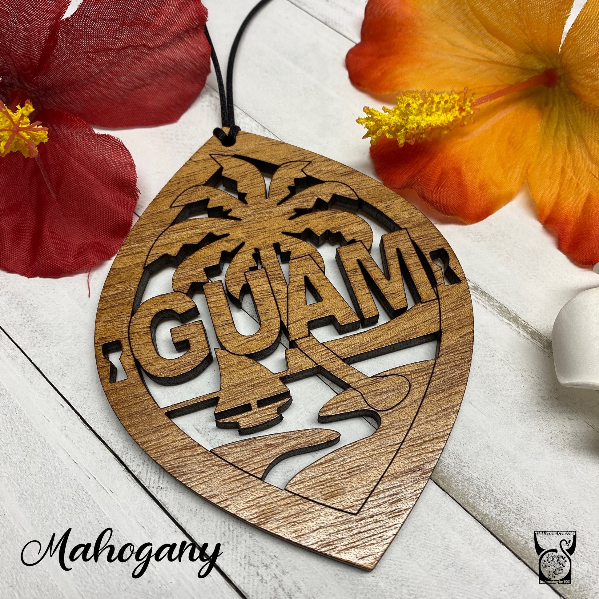 Guam Rear View Mirror Ornament - tagastonecustoms.com