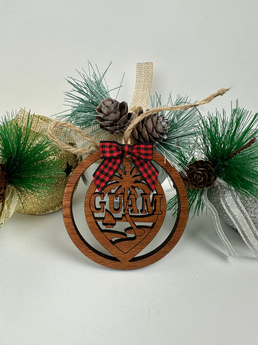 Guam Christmas Ornament - tagastonecustoms.com
