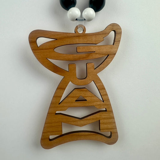 Taga Stone Guam Rear View Ornament - tagastonecustoms.com