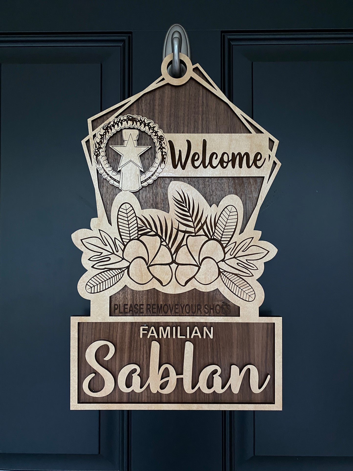 Personalize CNMI Door Hanger