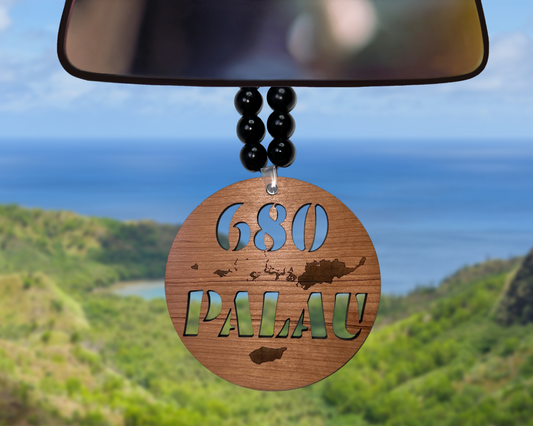 Palau Car Mirror Ornament - tagastonecustoms.com
