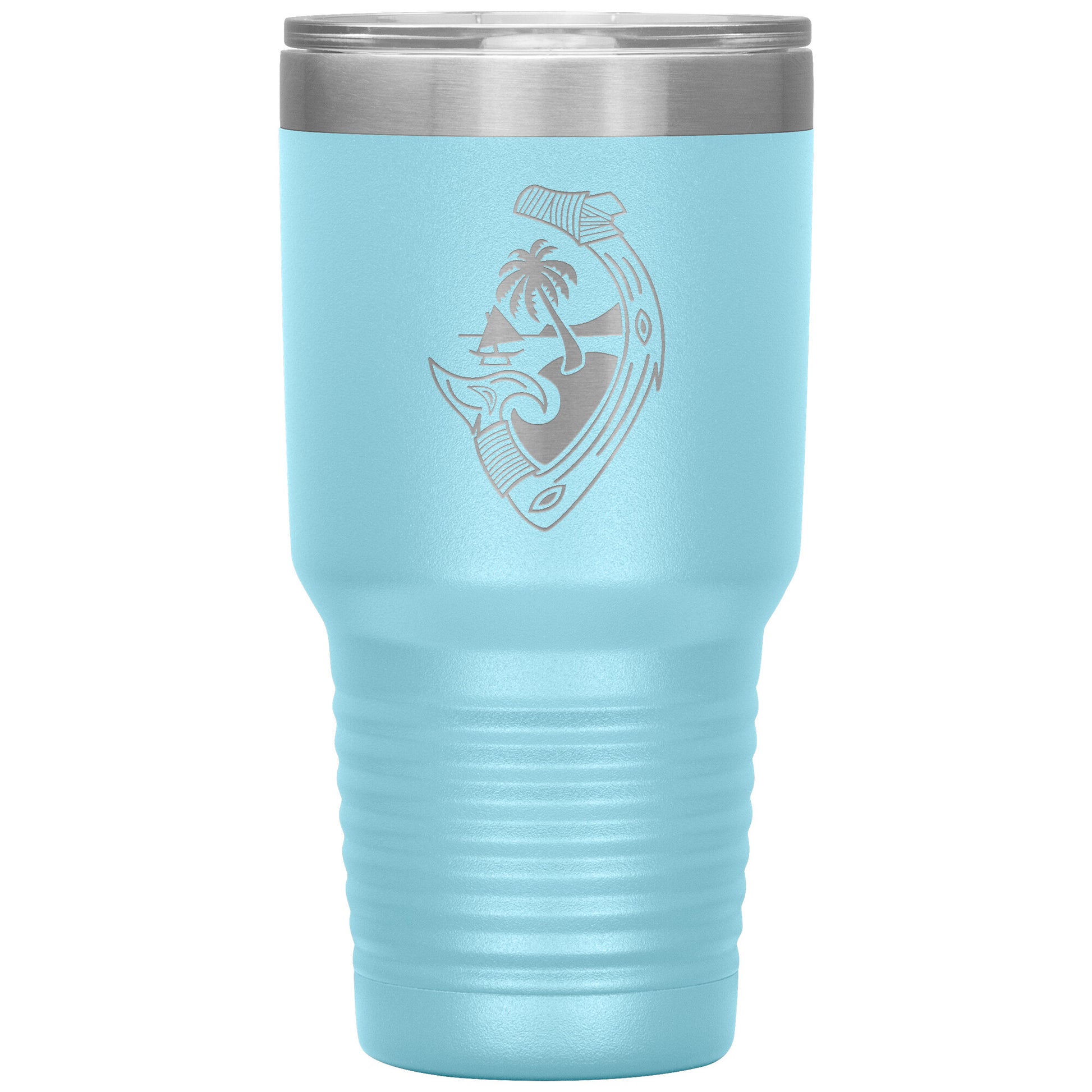 Guam Hook 30 oz Tumbler - tagastonecustoms.com